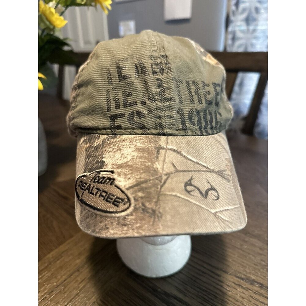 Team‎ Realtree Est 1986 Ball Cap Hat Strap Back Adj Emb Patch Logo Camouflage